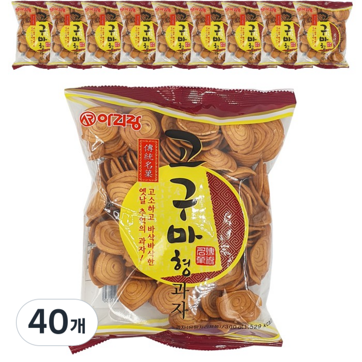 독고탁과자 고구마형 과자, 300g, 40개