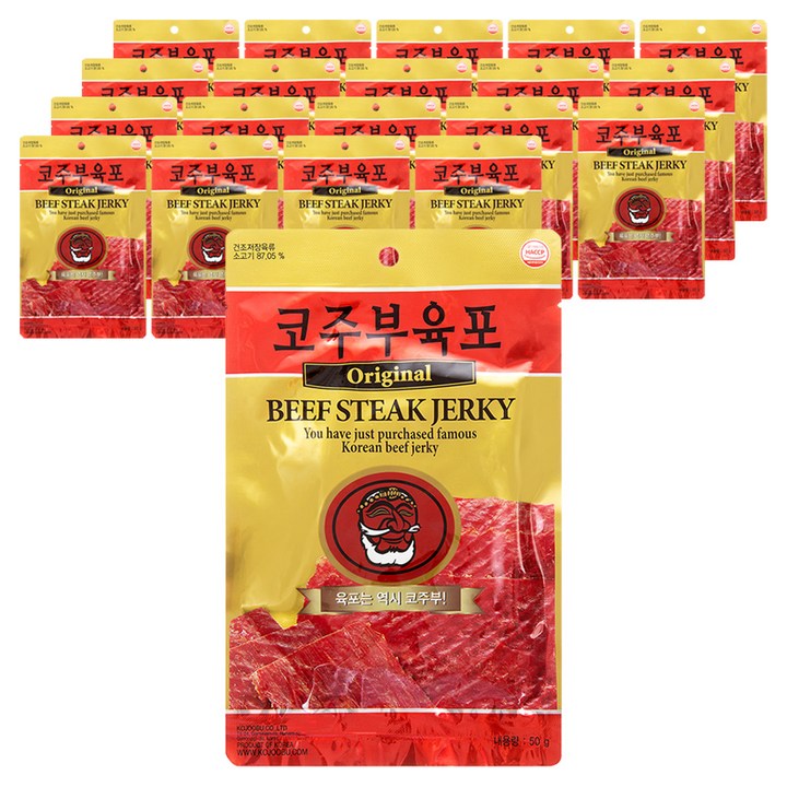 코주부 오리지널 육포, 50g, 20개
