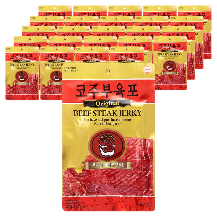 코주부 오리지널 육포, 50g, 25개