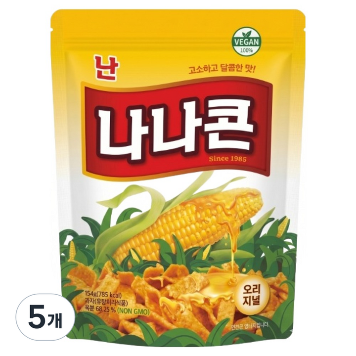 난나나콘 오리지날, 154g, 5개