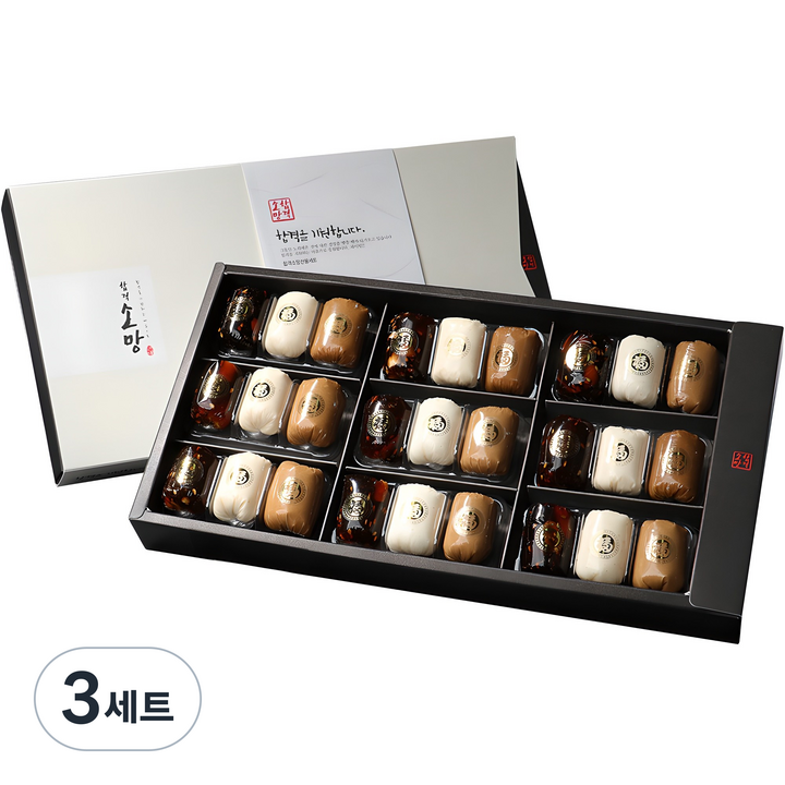 수라원 합격소망 엿 선물세트 3호, 405g, 3세트