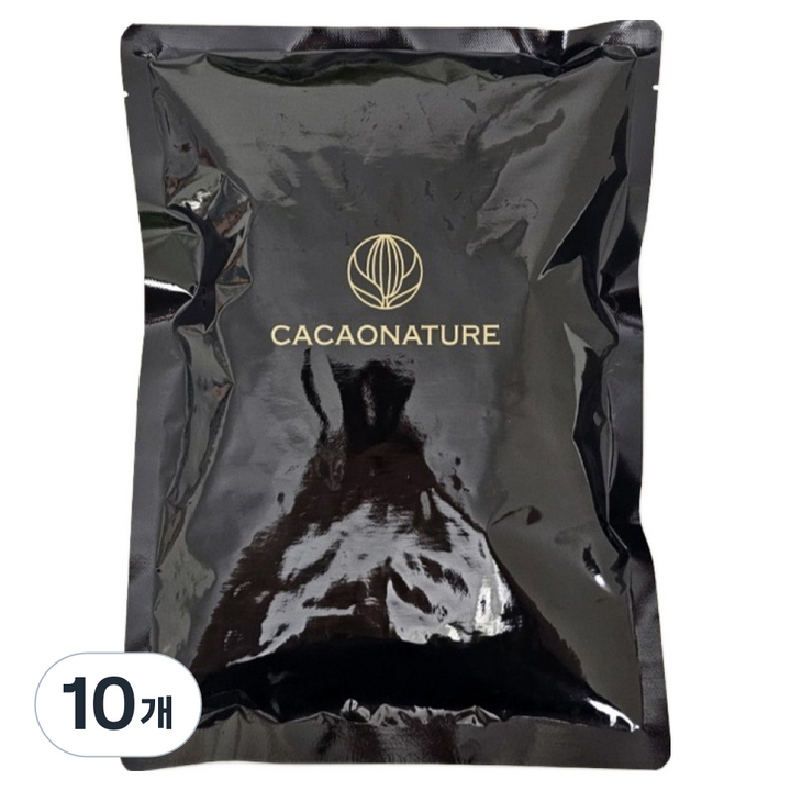 카카오네이처 쿠킹스토리 다크초콜릿 컴파운드 칩, 200g, 10개