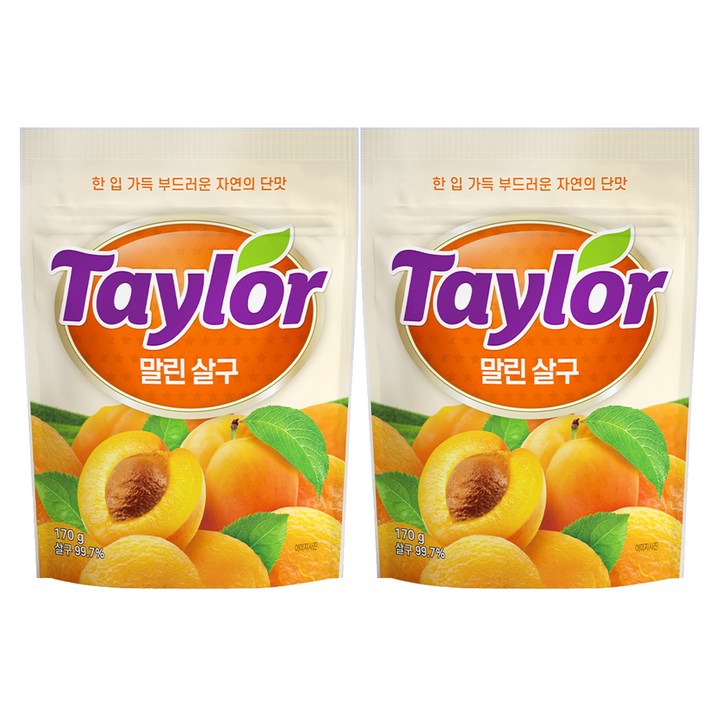 테일러 말린살구, 170g, 2개