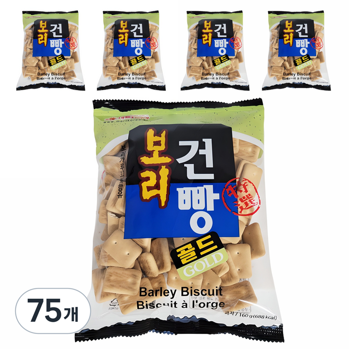 마트코리아 보리 건빵 골드, 160g, 75개