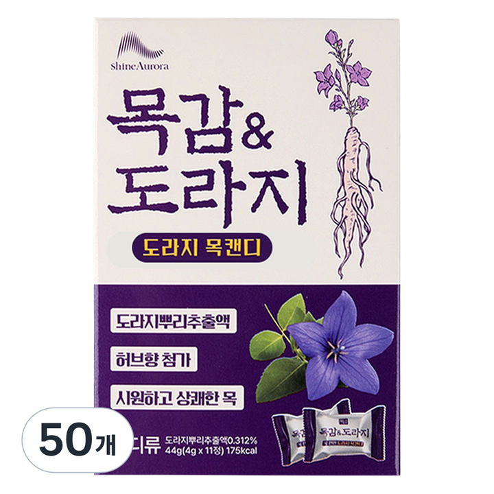 목감 엔 도라지 캔디, 50개, 44g