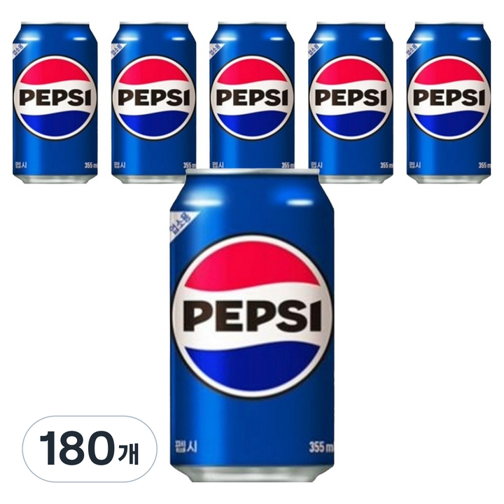 펩시 콜라 업소용, 355ml, 180개