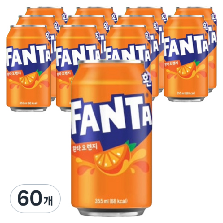 환타 오렌지 업소용, 355ml, 60개
