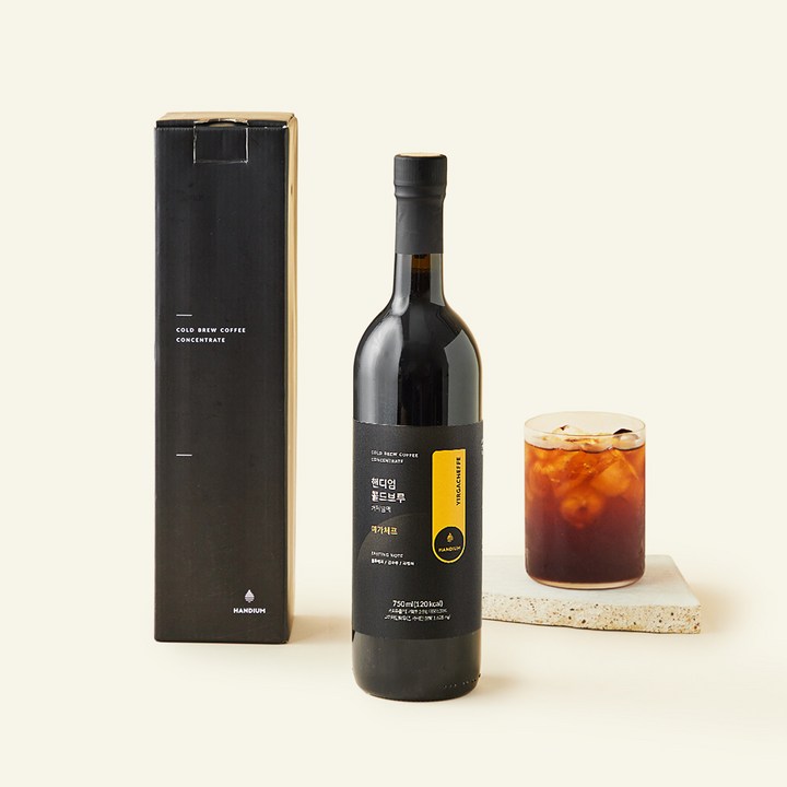 핸디엄 콜드브루 원액 예가체프, 750ml, 1개