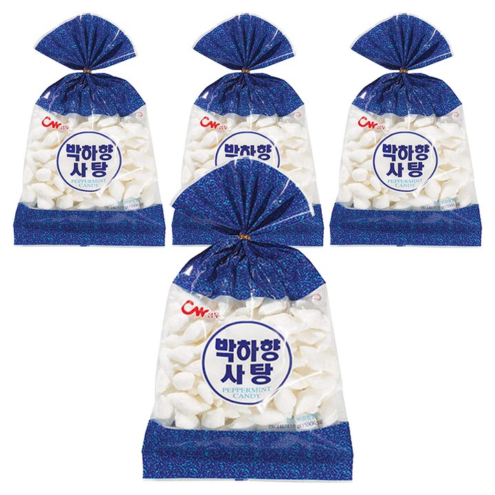 청우식품 박하향 사탕, 410g, 4개