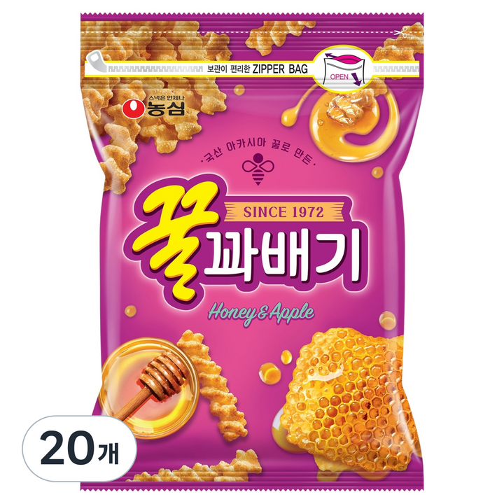 꿀꽈배기, 300g, 20개