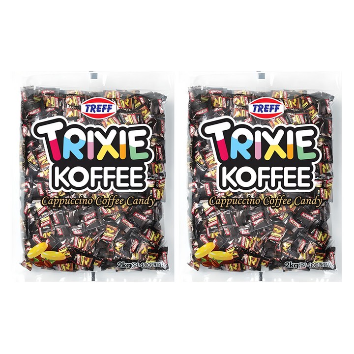 TRIXIE 카푸치노 커피 캔디, 2kg, 2개