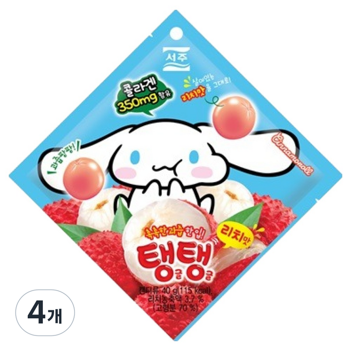서주 탱글탱글 리치맛, 40g, 4개