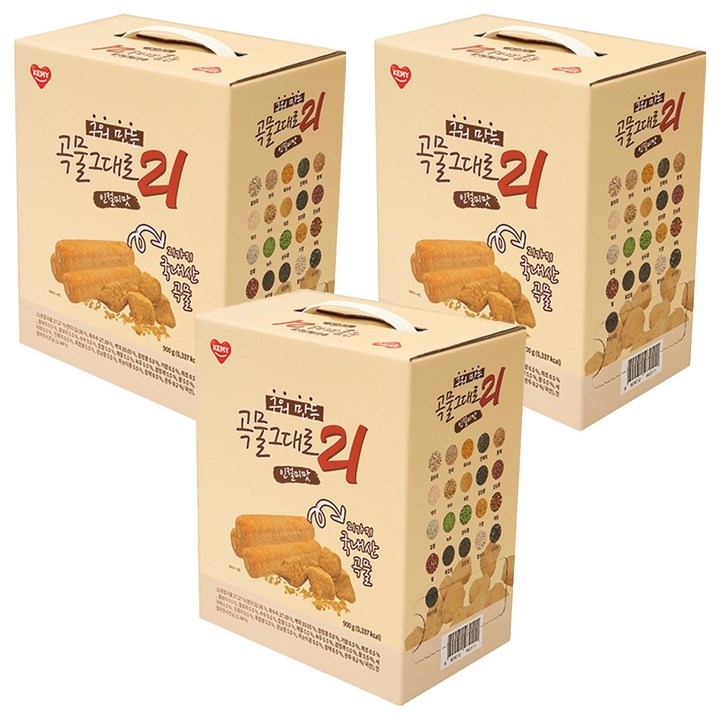 곡물그대로21 구워만든 인절미맛, 900g, 3개