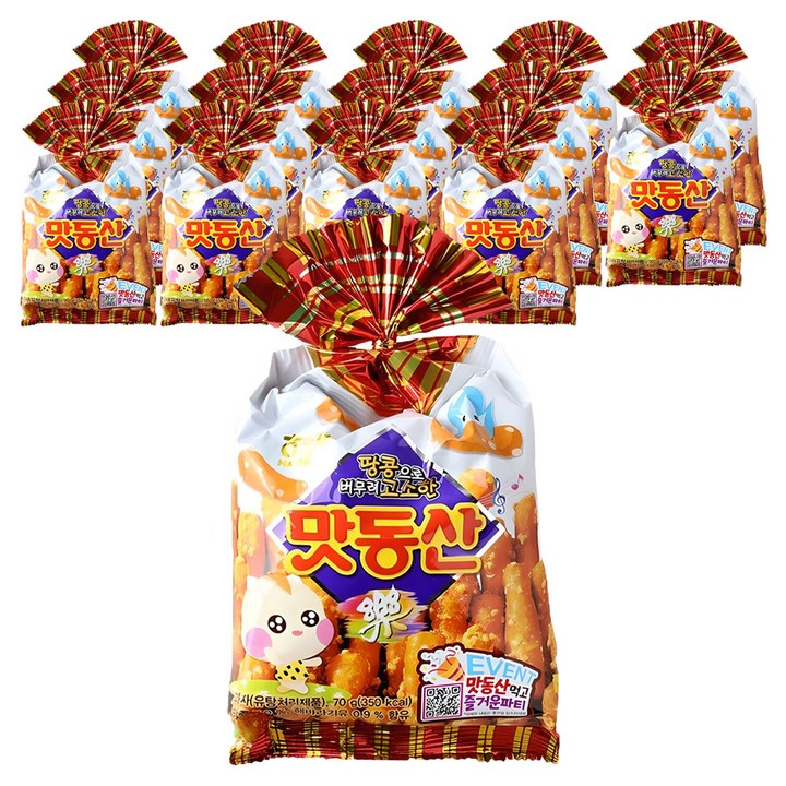 해태제과 맛동산, 70g, 15개