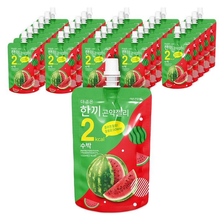 더존건강 더조은 한끼 곤약 젤리 수박, 150ml, 30개