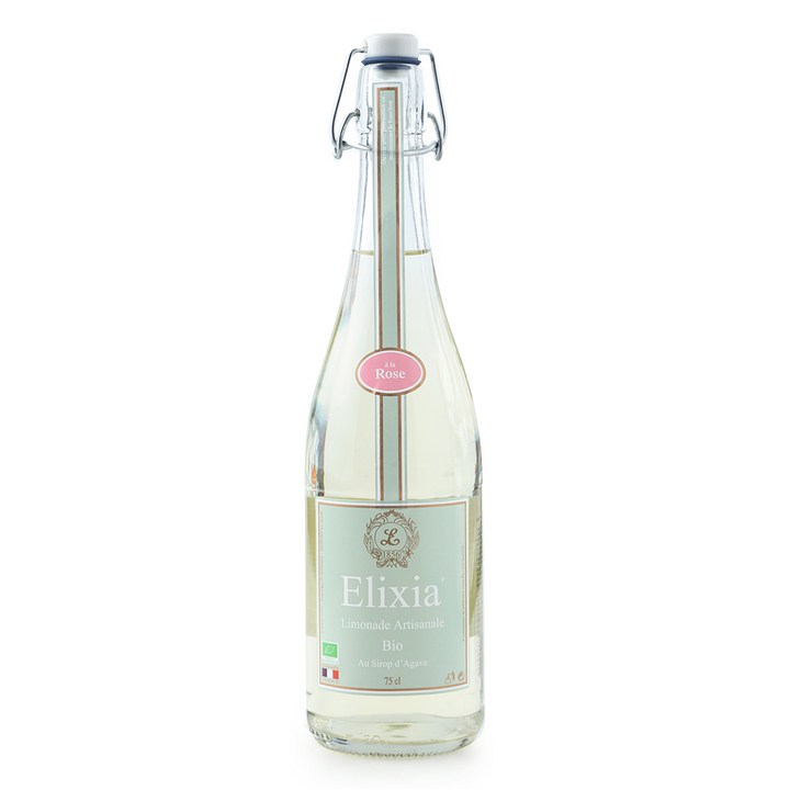 엘릭시아 유기농 레몬에이드 탄산음료 로즈, 750ml, 1개