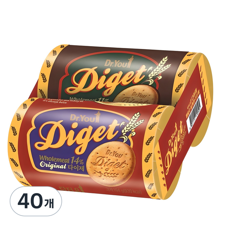닥터유 다이제 초코 + 오리지널, 419g, 40개