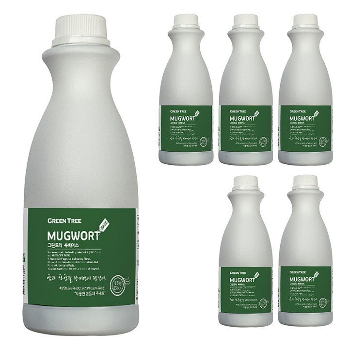 GreenTree 쑥 베이스, 1.2kg, 6개