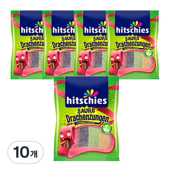 히치스 사우어 드라헨 구미, 125g, 10개