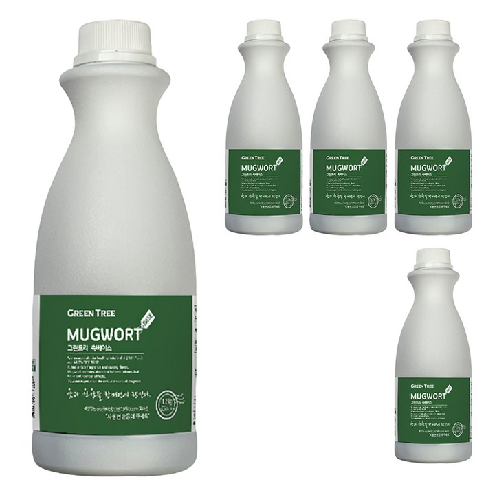 GreenTree 쑥 베이스, 1.2kg, 5개