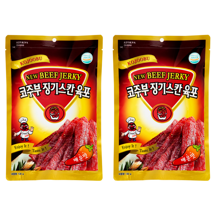 코주부 징기스칸 육포 매운맛, 130g, 2개