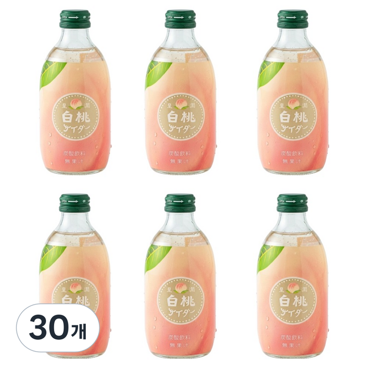 토모마스 복숭아맛 사이다, 30개, 300ml