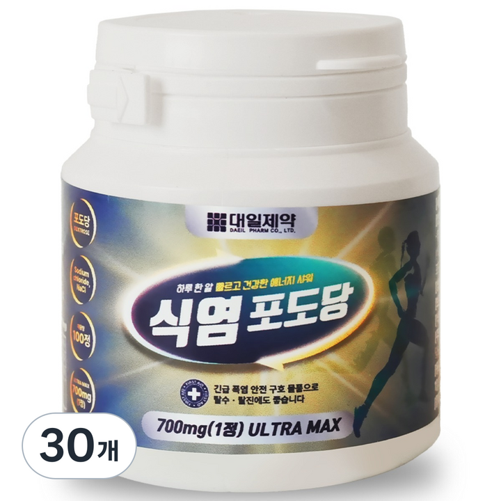 대일제약 울트라 맥스 식염포도당 캔디 100p, 70g, 30개