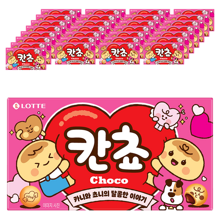 롯데웰푸드 칸쵸 초코, 54g, 64개