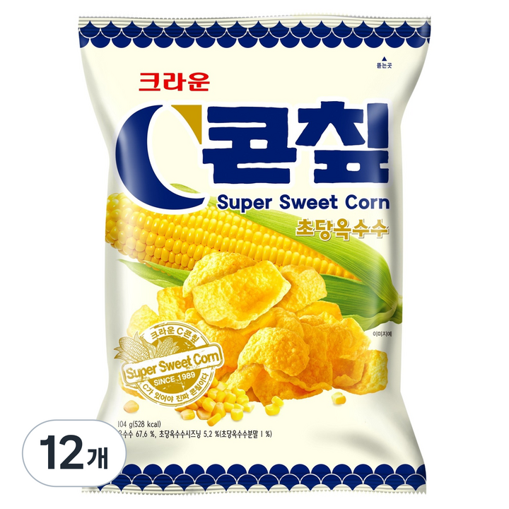 콘칲 초당옥수수, 104g, 12개