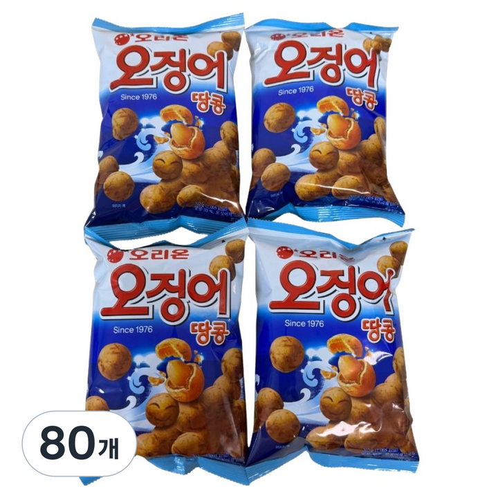 오징어땅콩, 202g, 80개