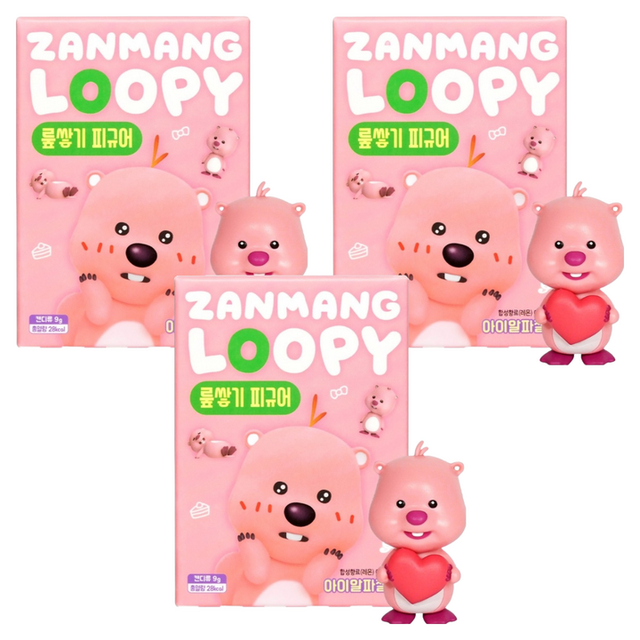 아이코닉스 잔망루피 피규어 랜덤발송 캔디, 9g, 3개