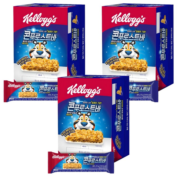 켈로그 콘푸로스트바 12p, 420g, 3세트
