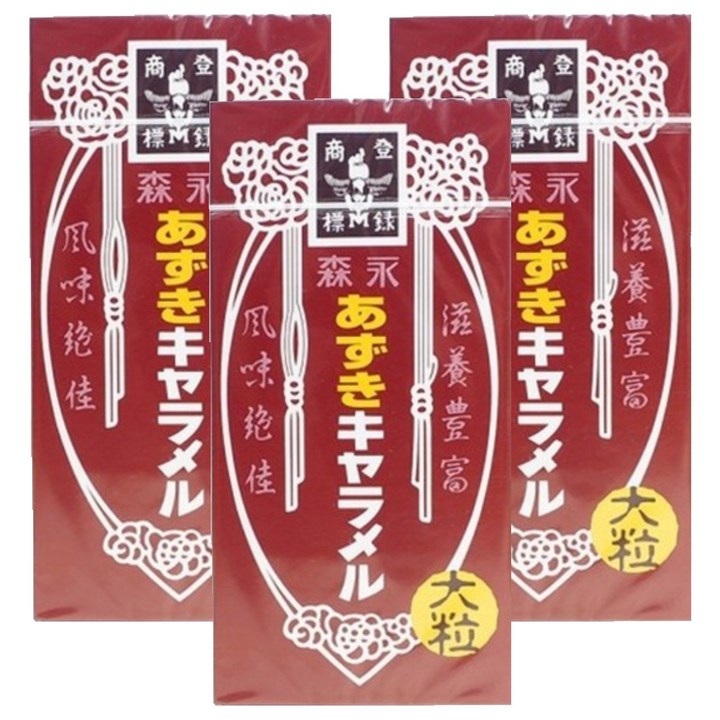 모리나가 아즈키카라멜, 149g, 3개