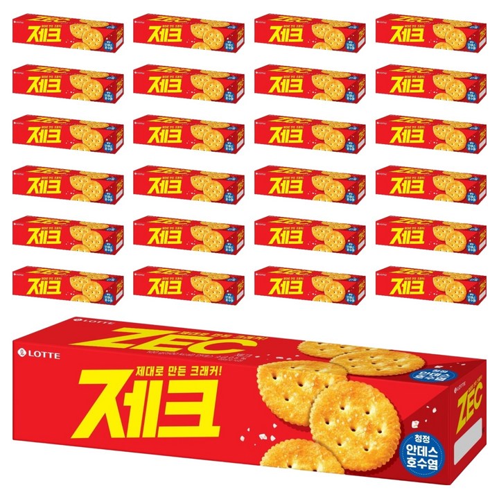 롯데제과 제크 오리지널 크래커, 100g, 25개