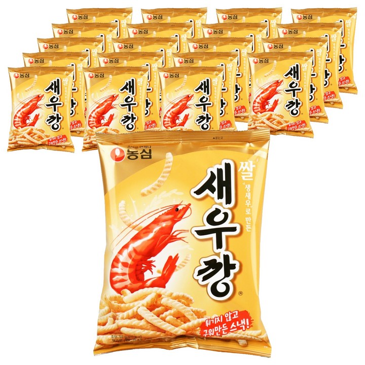 농심 쌀새우깡, 80g, 20개