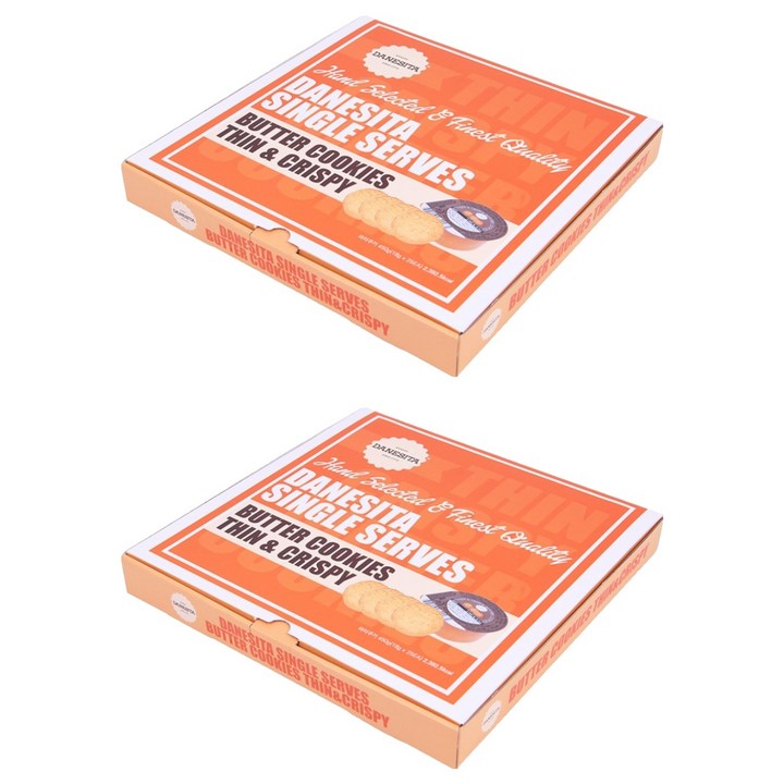 다네시타 댄케이크 버터쿠키 씬앤크리스피 싱글서브, 450g, 2개
