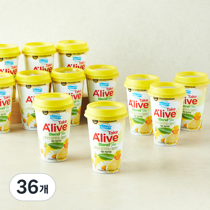테이크얼라이브 블렌드 레몬 캐모마일, 36개, 300ml