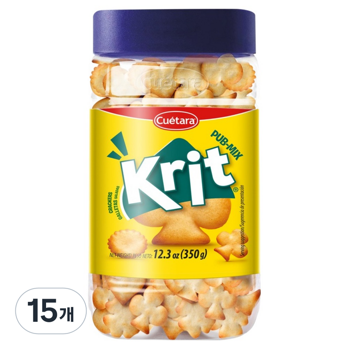 크리트 KRIT 펍믹스 크래커, 350g, 15개