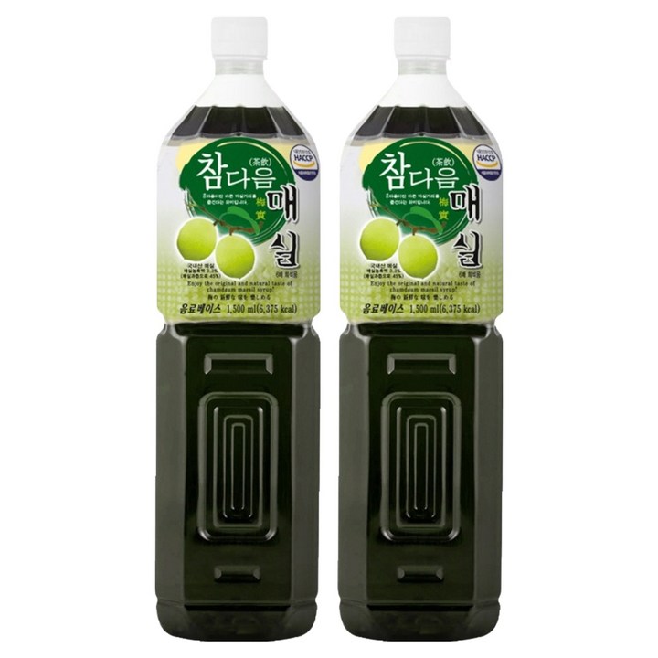 파낙스 참다음 매실, 1.5L, 2개