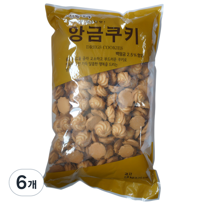 신흥 앙금쿠키, 1.8kg, 6개