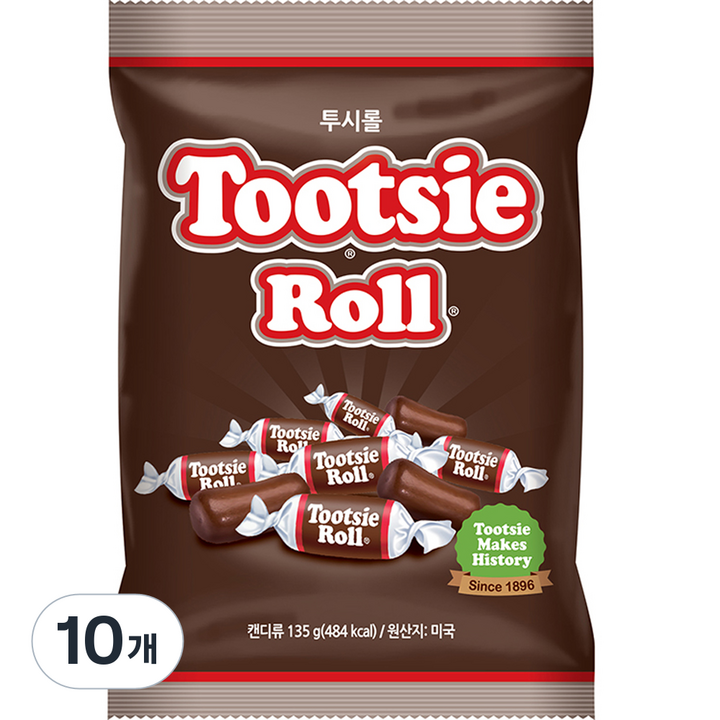 투시롤 캔디, 135g, 10개