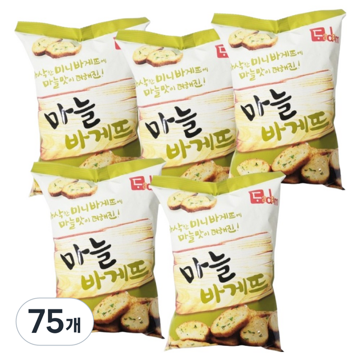 어반티라노 마늘바게뜨 과자, 75개, 90g
