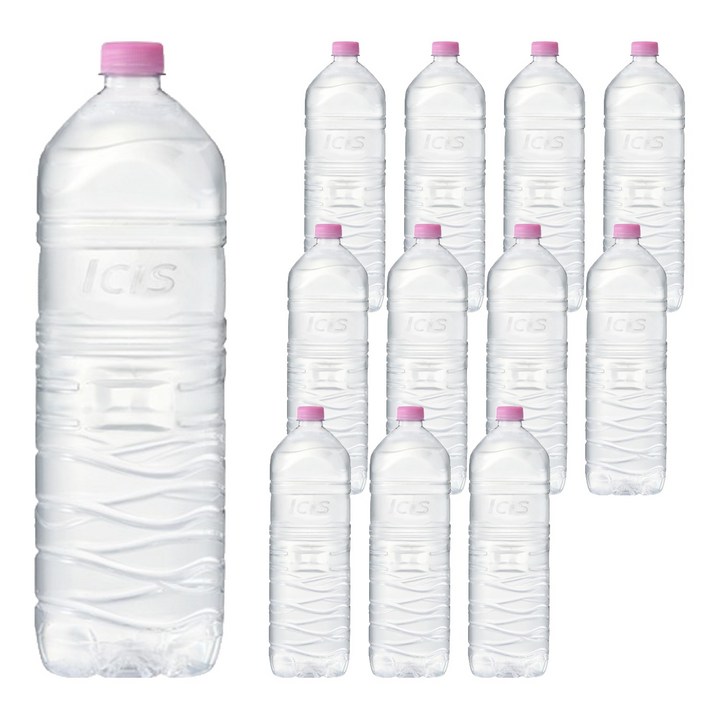 아이시스 생수 무라벨, 2L, 12개