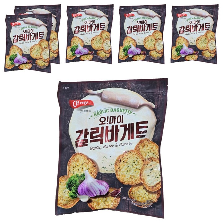 오 마이 갈릭바게트, 6개, 300g