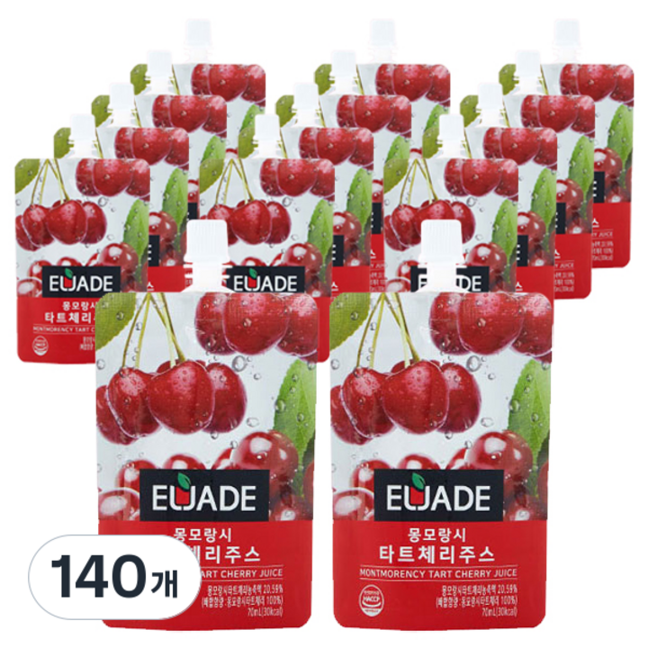 엘제이드 몽모랑시 타트체리 주스, 70ml, 140개