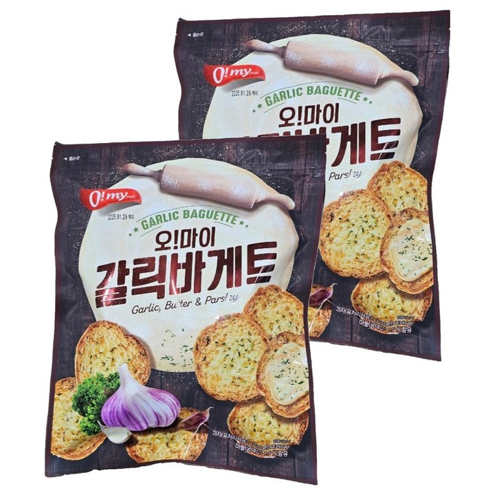 오 마이 갈릭바게트, 2개, 300g