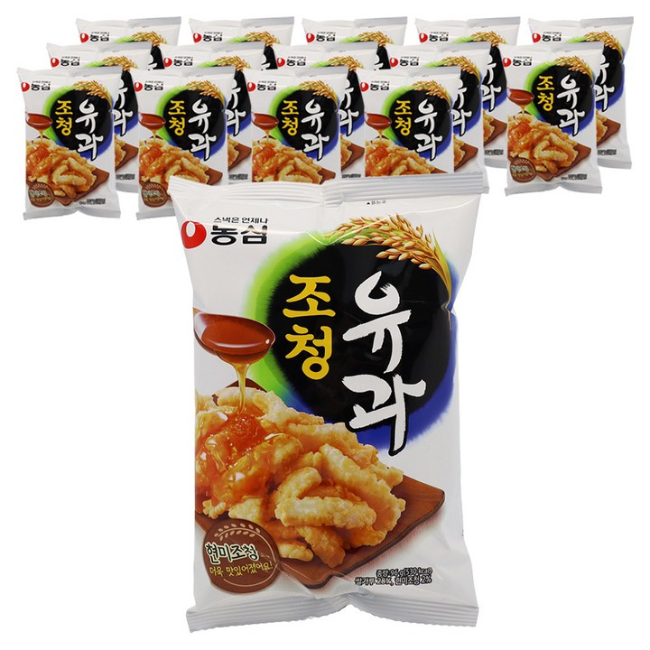 농심 조청유과, 96g, 15개