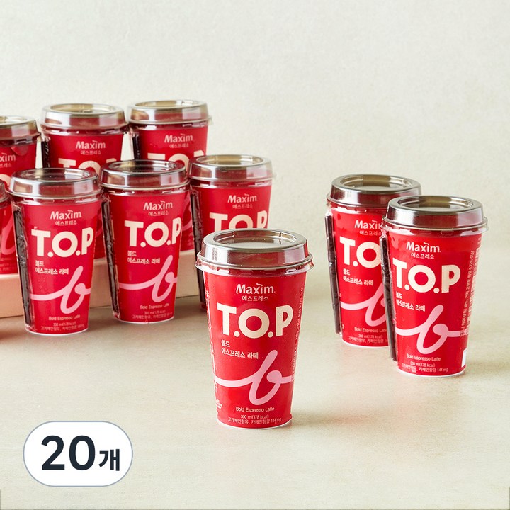 티오피 볼드 에스프레소 라떼, 300ml, 20개
