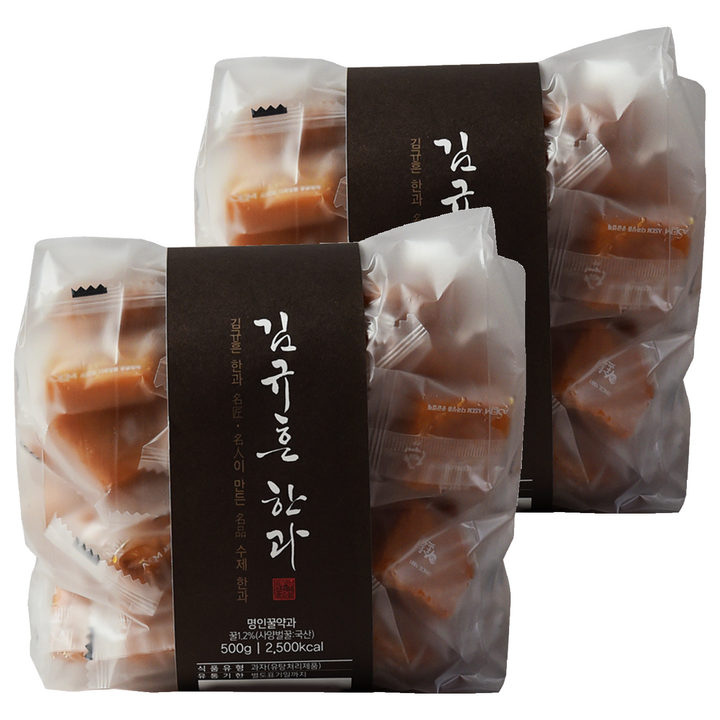 김규흔한과 명인 꿀약과, 500g, 2개