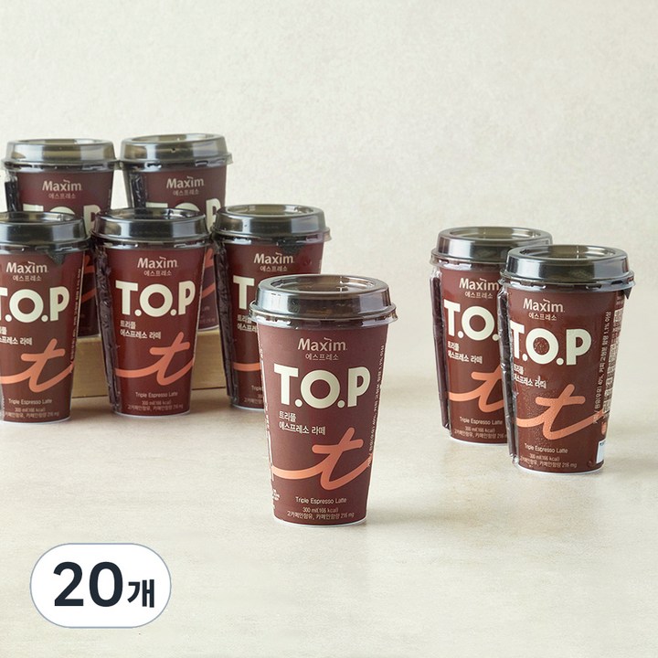 티오피 트리플 에스프레소 라떼, 300ml, 20개